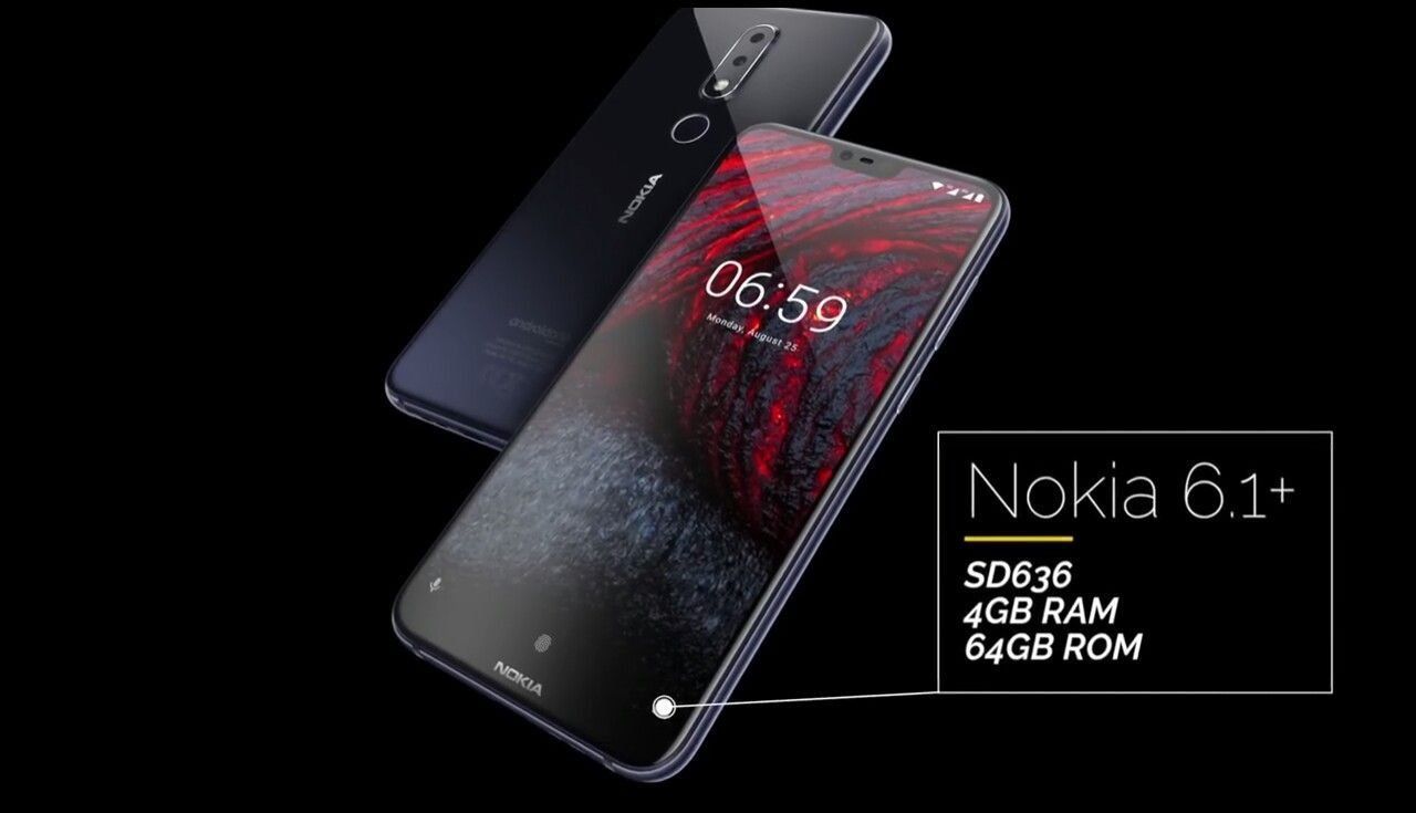 Smartphone Nokia 6.1 Plus (Nokia X6) - avantages et inconvénients