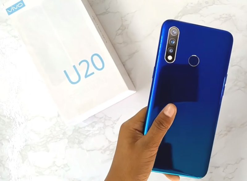 Courte critique du smartphone Vivo U20 avec caractéristiques clés