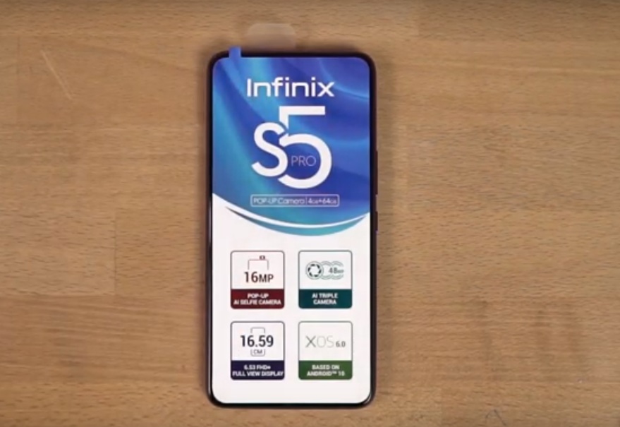 Critique complète du smartphone Infinix S5 Pro avec des fonctionnalités clés